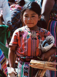 29 Young Maya girl at the market in Solala  Guatemala 800