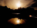 10 Moonlight lighting up Tierra del Fuego in Chile in South America 800