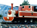 18 colourful steam engine on a pedestal in new zealand 800